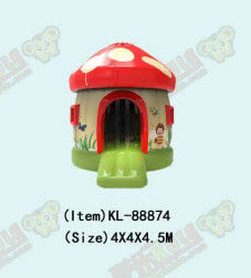 Inflatable Round Circle Mushroom Bouncy Castle 5*4*4.5m