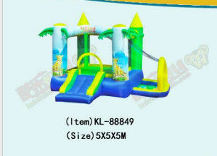 Commercial Inflatable Small Bouncer Castle With Pool For Kids