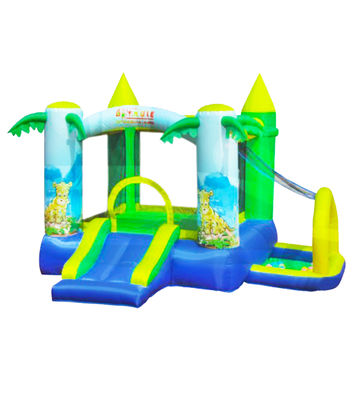 Commercial Inflatable Small Bouncer Castle With Pool For Kids