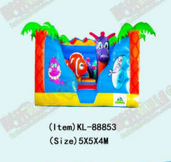 Blue Ocean Park Inflatable Small Bouncy Castle House For Rental