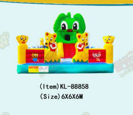 Customizable Size Childrens Bounce House Inflatable Double Stitching