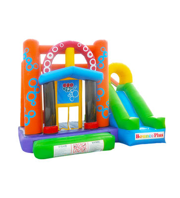 Adult Inflatable Castles With Colorful Circular Patterns