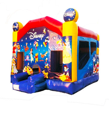 Disneyland Inflatable Jumping Castle With Slides For Children