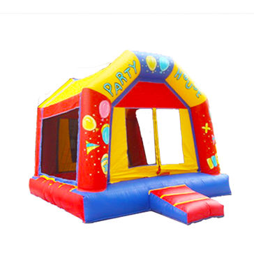 Large Entrance Inflatable Castles With Two Transparent Windows