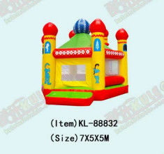 Light-Proof Colored Inflatable Castles Blow Up Obstacle Course For Kids