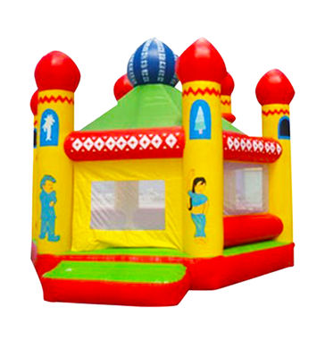 Light-Proof Colored Inflatable Castles Blow Up Obstacle Course For Kids