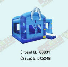0.55mm PVC Inflatable Obstacles Course For Amusement Parks