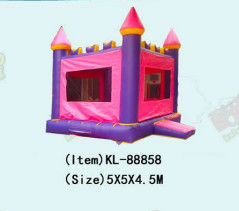 Commercial Inflatable Bounce House With Decorative Patterns