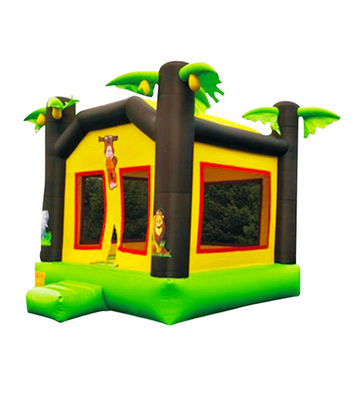 Palm Tree Small Commercial Bouncy House Children Jumping Castle