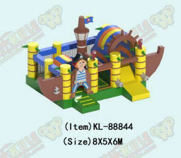 Pirate Ship Theme Park Commercial Inflatable Kids Bounce House