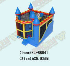 Kids Play Commercial Inflatable Bounce House With Slides