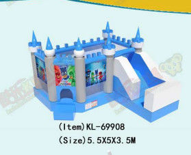Commercial Childrens Inflatable Bouncy House With Slides Rentals