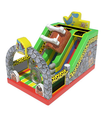 Children Fun Park Inflatable Dinosaur Animals Slide For Rentals