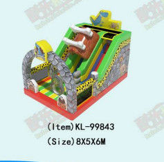 Children Fun Park Inflatable Dinosaur Animals Slide For Rentals