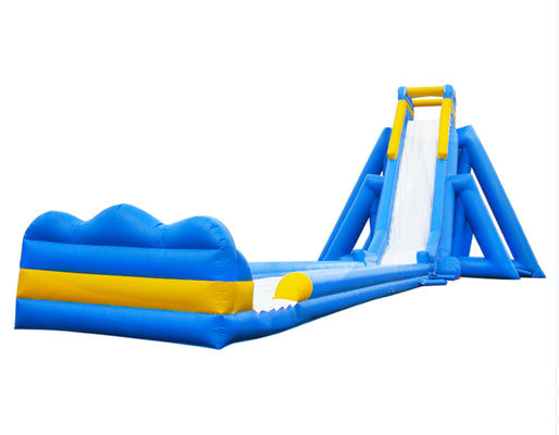 Aldult  Outdoor Rental Inflatable Large Water Slides With Pool