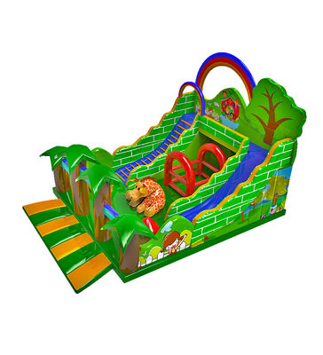 Children Fun Park Inflatable Giraffe Animals Slide For Rentals