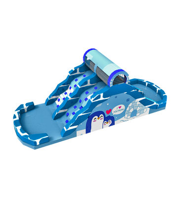 Outdoor Inflatable Penguin Slide For Fun Park Playground