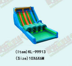 Aldult  Outdoor Rental Inflatable Large Water Slides With Bouncy