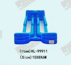 Aldult  Outdoor Rental Inflatable Large Water Slides With Pool