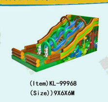 Children Fun Park Inflatable Forest Animals Slide For Rentals
