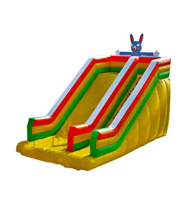 Rabbit Children Fun Park Inflatable Animals Slide For Rentals