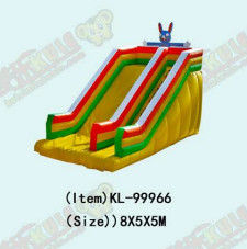 Rabbit Children Fun Park Inflatable Animals Slide For Rentals