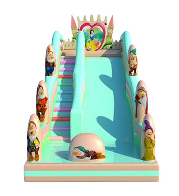 The Seven Dwarfs And Snow White Inflatable Slide For Childrens