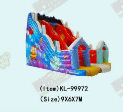 Children Fun Park Inflatable Stars Universe Slide For Rentals