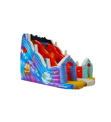 Children Fun Park Inflatable Stars Universe Slide For Rentals