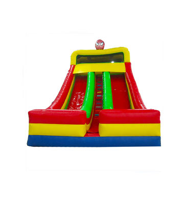 Children Fun Park Inflatable Spider Man Slide For Rentals