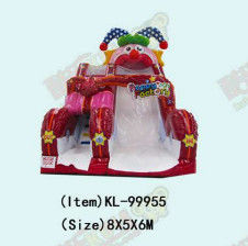 Clown Theme Happy Joy Factory Huge Inflatable Slide Rentals
