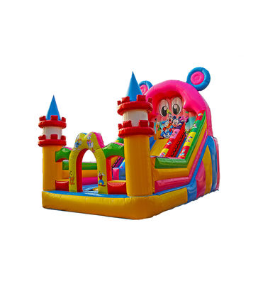 Inflatable Slides With Mickey Mouse Cartoon Design Adding Fun To Play