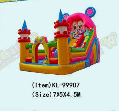 Inflatable Slides With Mickey Mouse Cartoon Design Adding Fun To Play