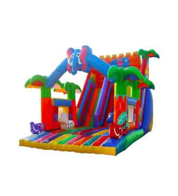 Customizable Inflatable Slides With Animal Colorful Patterns