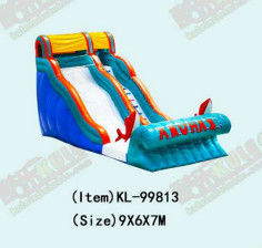 Customizable Inflatable Slide With Bright Colors Amusement Parks