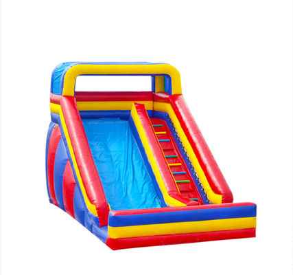 Red  Yellow Blue Industrial Inflatable Water Slides For Outdoor
