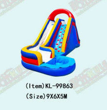 Vibrant And Colorful Inflatable Slide For Children Exciting Sliding Experience