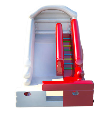 Clown Inflatable Slide With Elephant Theme For Children Fun Park