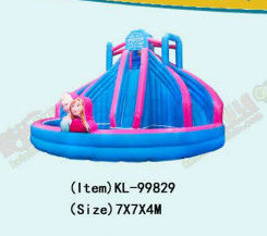 Aldult  Outdoor Rental Inflatable Large Water Slides With Bouncy