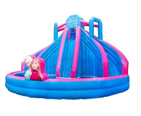 Aldult  Outdoor Rental Inflatable Large Water Slides With Bouncy