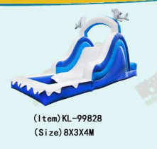 Aldult  Outdoor Rental Inflatable Large Water Slides With Bouncy
