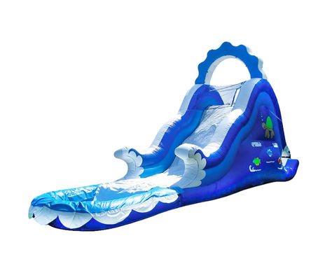 Aldult  Outdoor Rental Inflatable Large Water Slides With Bouncy