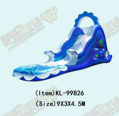 Aldult  Outdoor Rental Inflatable Large Water Slides With Bouncy