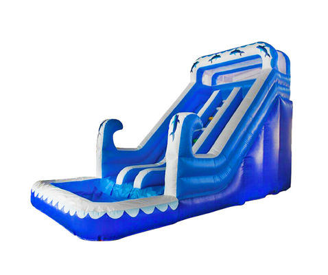 Aldult  Outdoor Rental Inflatable Large Water Slides With Bouncy