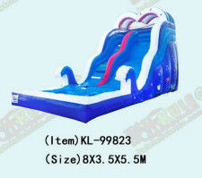 Aldult  Outdoor Rental Inflatable Large Water Slides With Bouncy