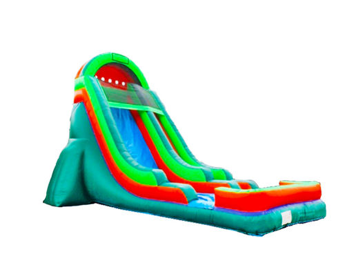 Aldult  Outdoor Rental Inflatable Large Water Slides With Bouncy