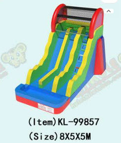 Children Fun Park Inflatable Giraffe Animals Slide For Rentals