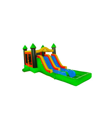 Children Fun Park Inflatable Giraffe Animals Slide For Rentals