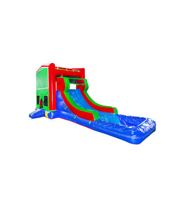 Children Fun Park Inflatable Giraffe Animals Slide For Rentals