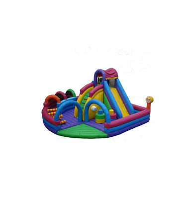 Children Fun Park Inflatable Giraffe Animals Slide For Rentals